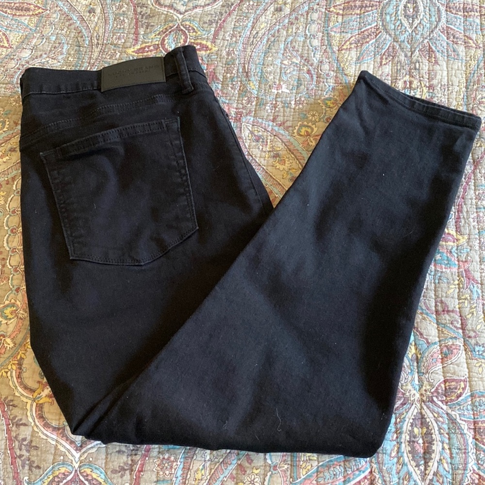 Lucky Brand Black Denim Capris Sz 14/32